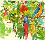 Birds Canvas Paintings - Birds of Paradise